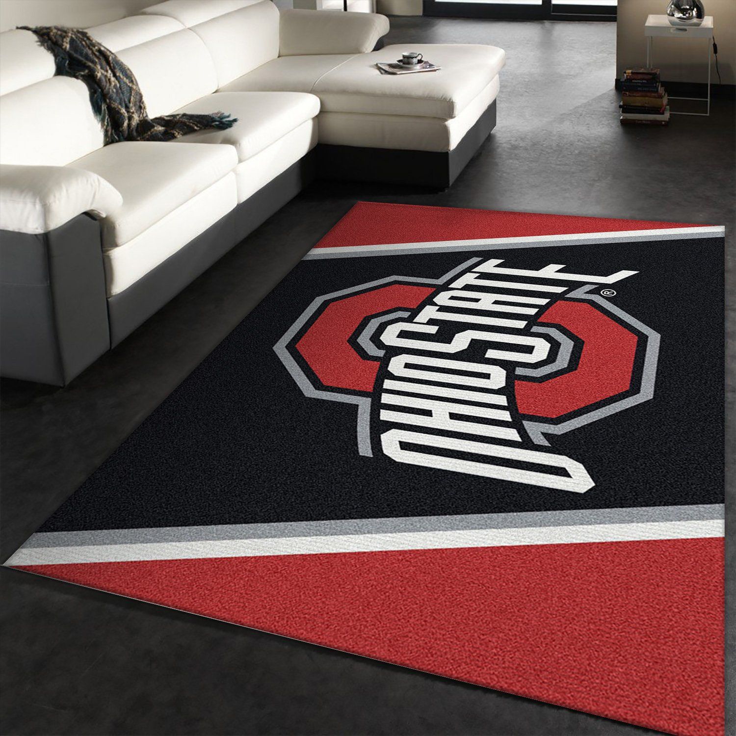 ohio state sport rug custom size and printing 0