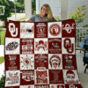 oklahoma sooners quilt blanket for fans home decor gift