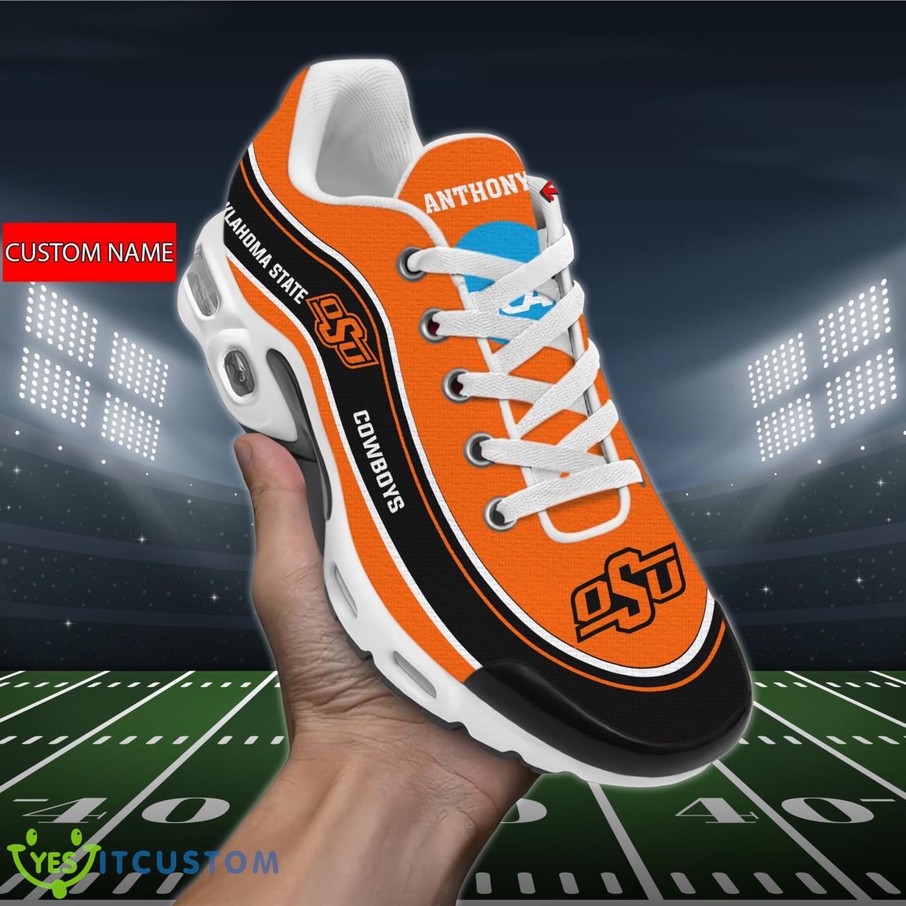 oklahoma state cowboys ncaa air cushion sports shoes custom name for fans