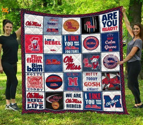 ole miss rebels quilt blanket for fans home decor gift 2b 500x435 1