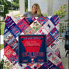 ole miss rebels quilt blanket for fans home decor gift 2c