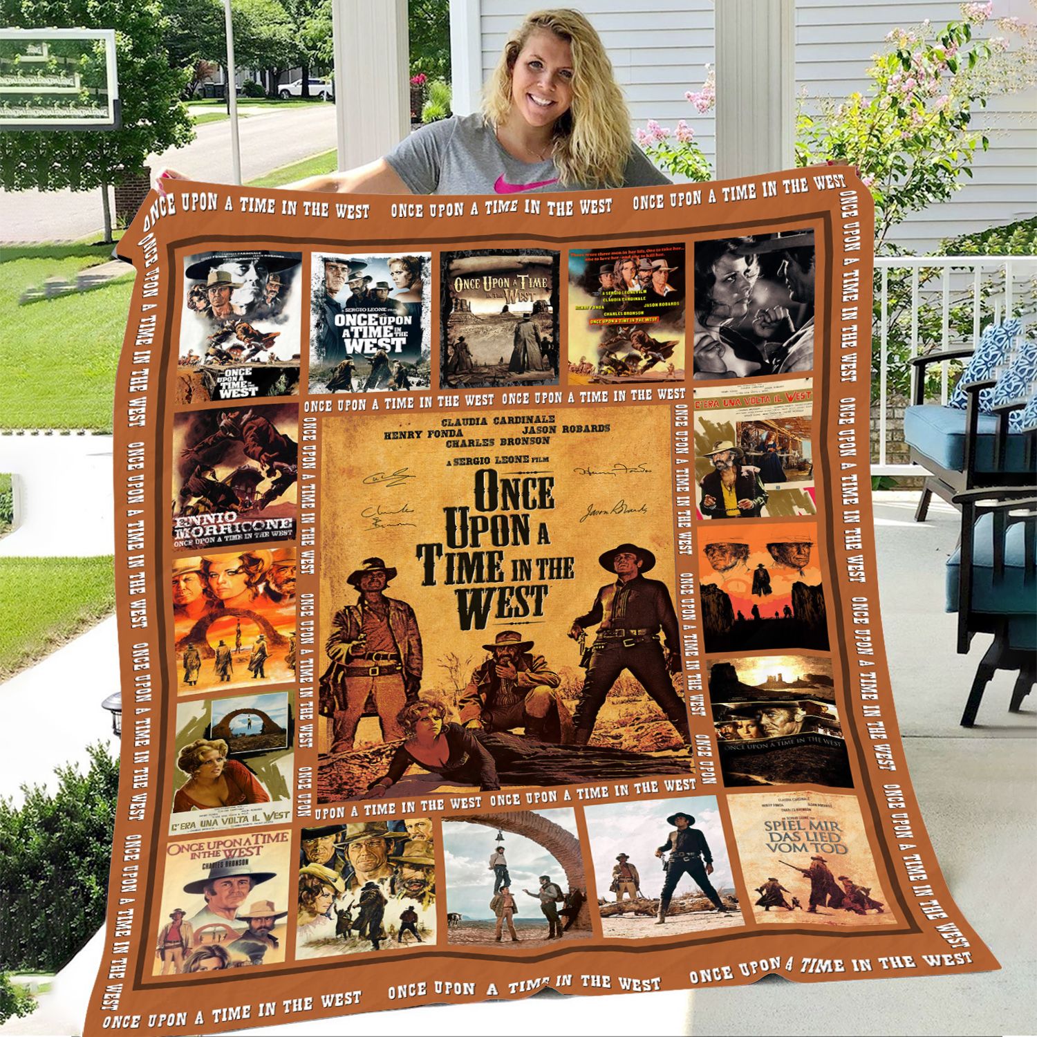 once upon a time in the west throw blanket yhzzk