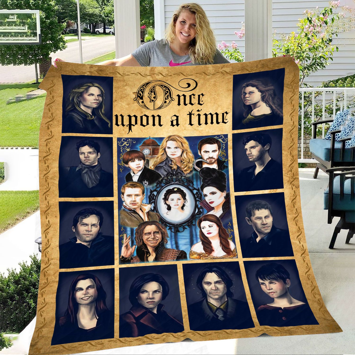 once upon a time season throw blanket for fan q6ndx