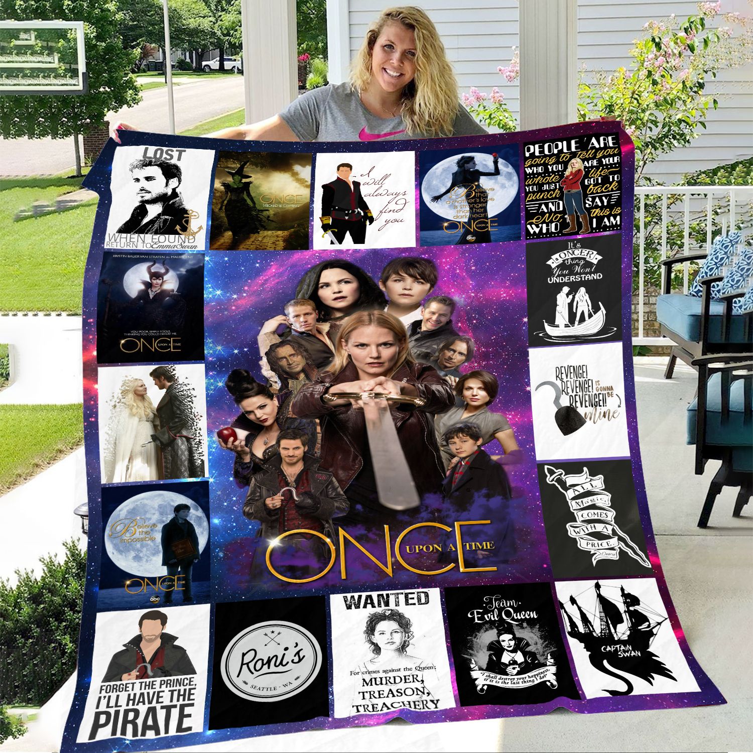 once upon a time tv series throw blanket vbvio