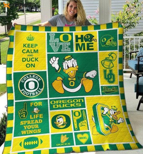 oregon ducks 3 quilt blanket for fans home decor gift 1 466x500 1