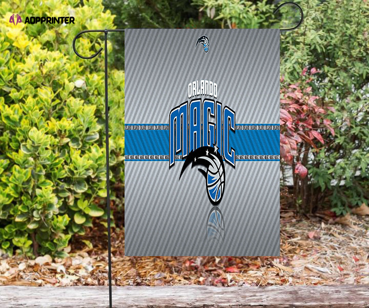 orlando magic blue line white double sided printing garden flag home decor gifts