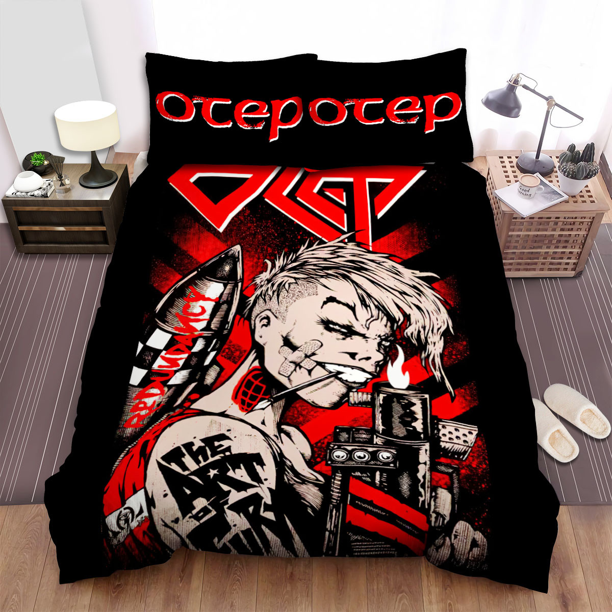 otep band painting art bed sheets spread comforter duvet cover bedding sets rqasq