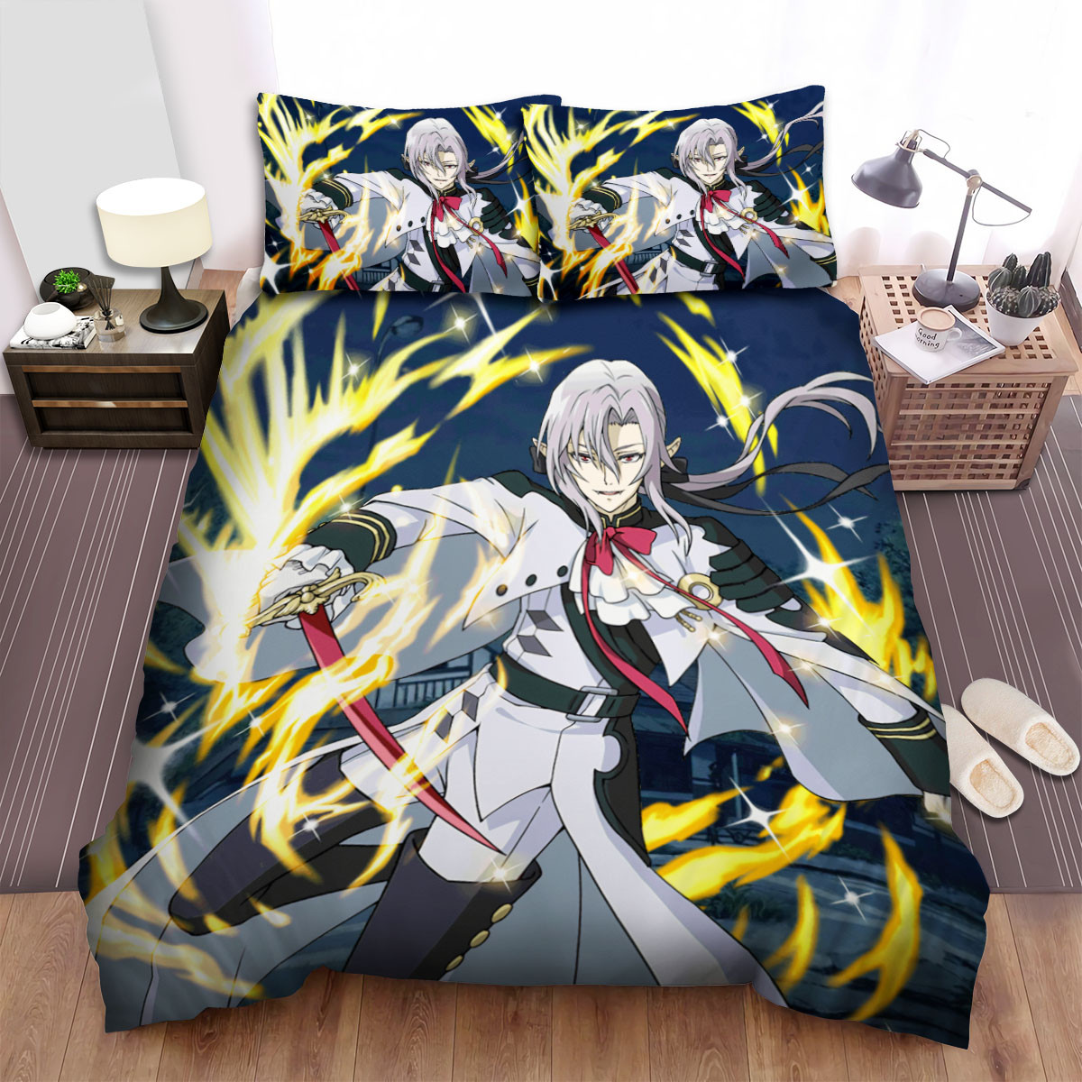 owari no seraph ferid and the sword bed sheets spread comforter duvet cover bedding sets ms6q3