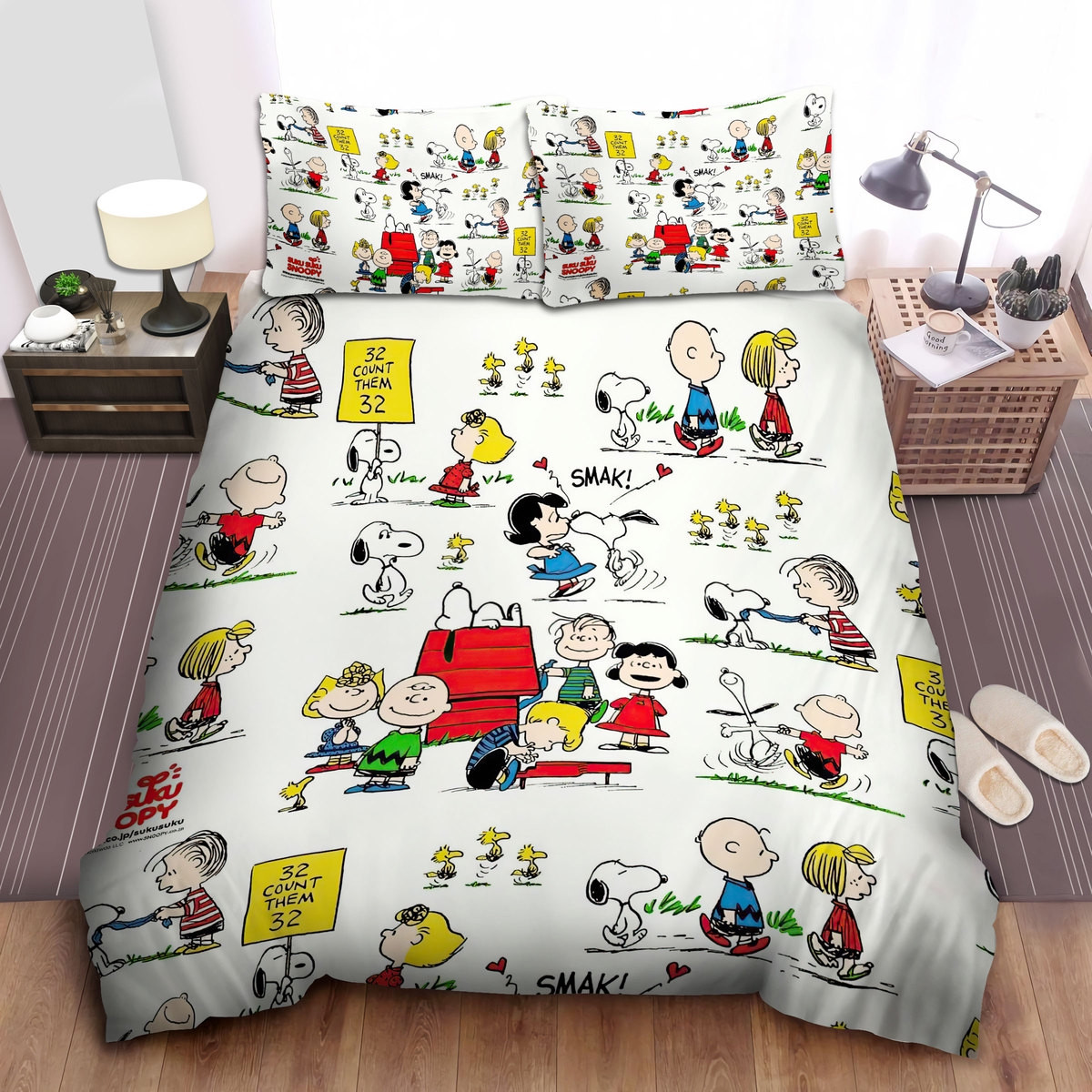 peanuts friends funny moments pattern duvet cover bedroom sets comfortable bedding sets cmwev