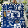 penn state nittany lions 2 quilt blanket for fans home decor gift