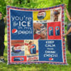 pepsi quilt blanket funny gift for soft drink lover 2g6mp