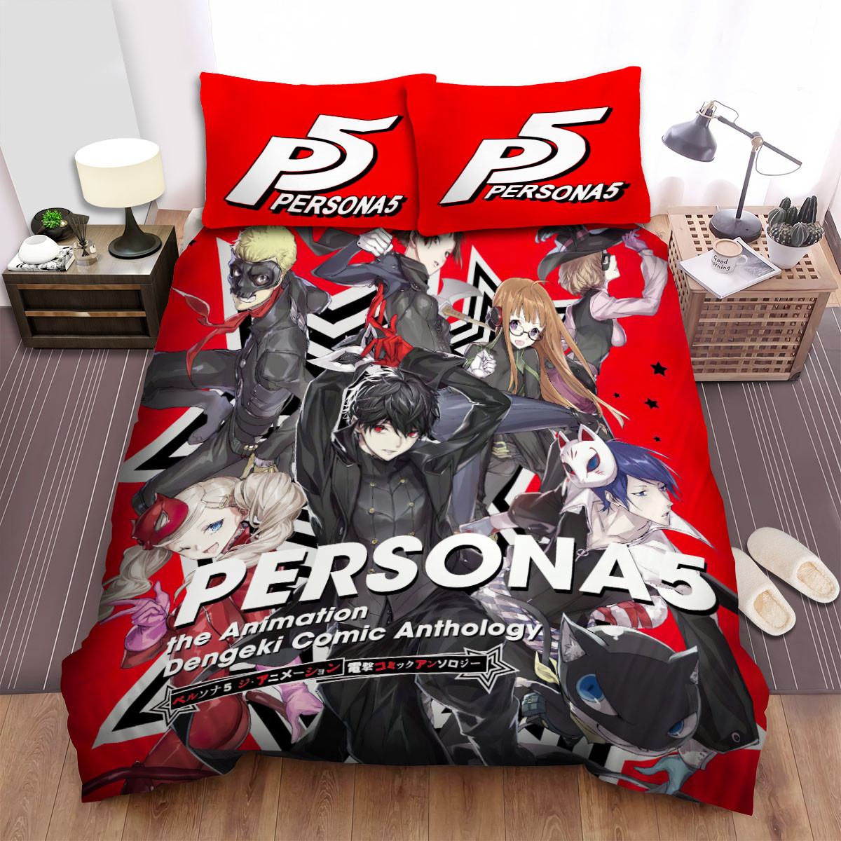 persona 5 the animation duvet cover bedroom sets comfortable bedding sets iv9ai