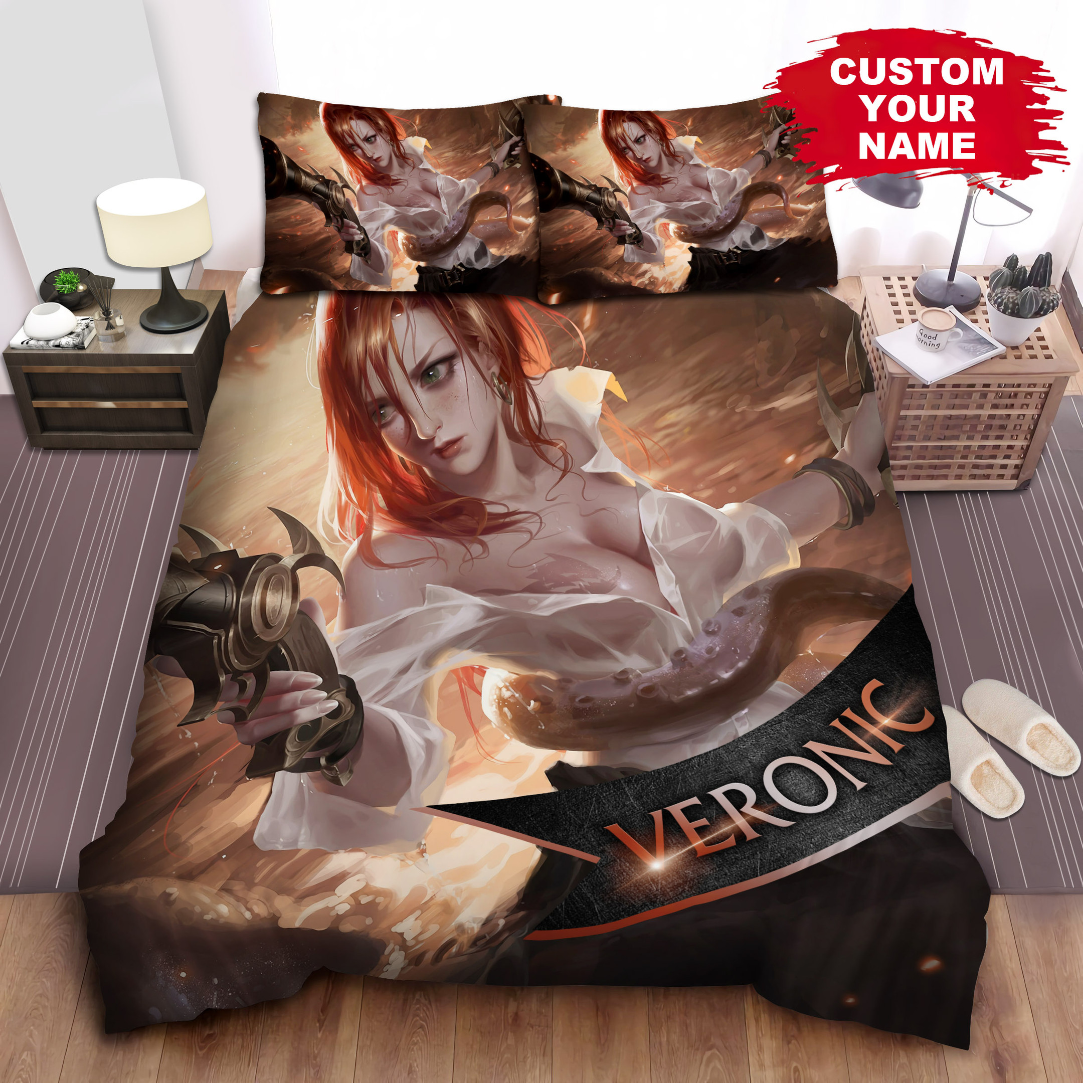 personalized league of legends miss fortune sexy digital artwork bed sheets spread comforter duvet cover bedding sets zluku