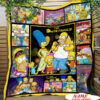 personalized the simpson funny tv show quilt blanket the simpson gift for fans quilt blanket 1873