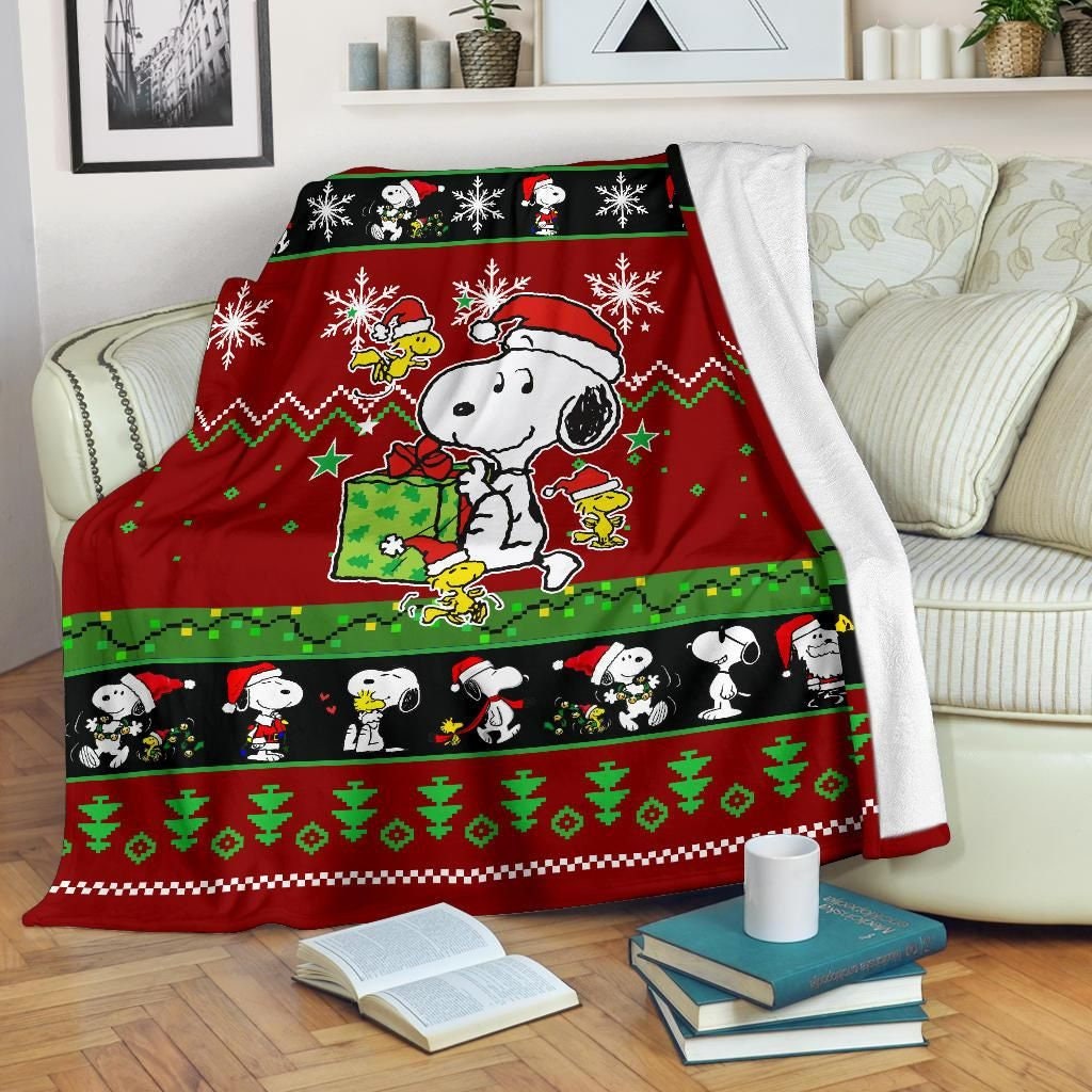 personalized this is my christmas house fleece sherpa blanket 6hgyi