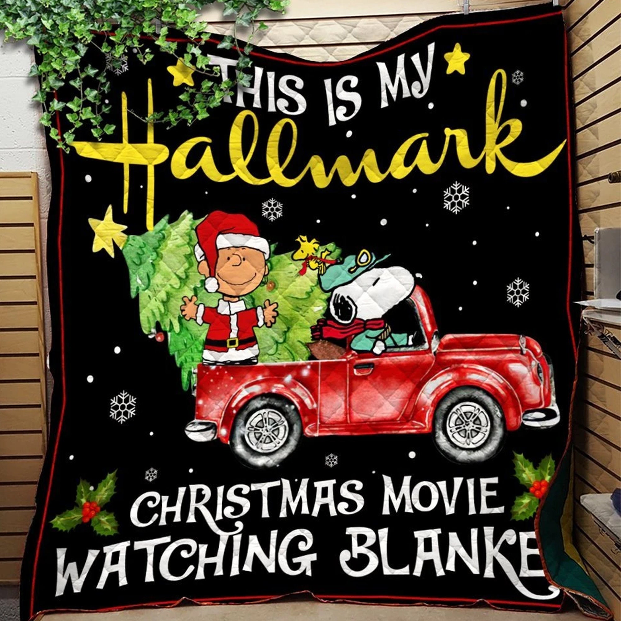 personalized this is my christmas movie watching blanket 7v53r