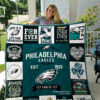 philadelphia eagles 1 quilt blanket for fans home decor gift