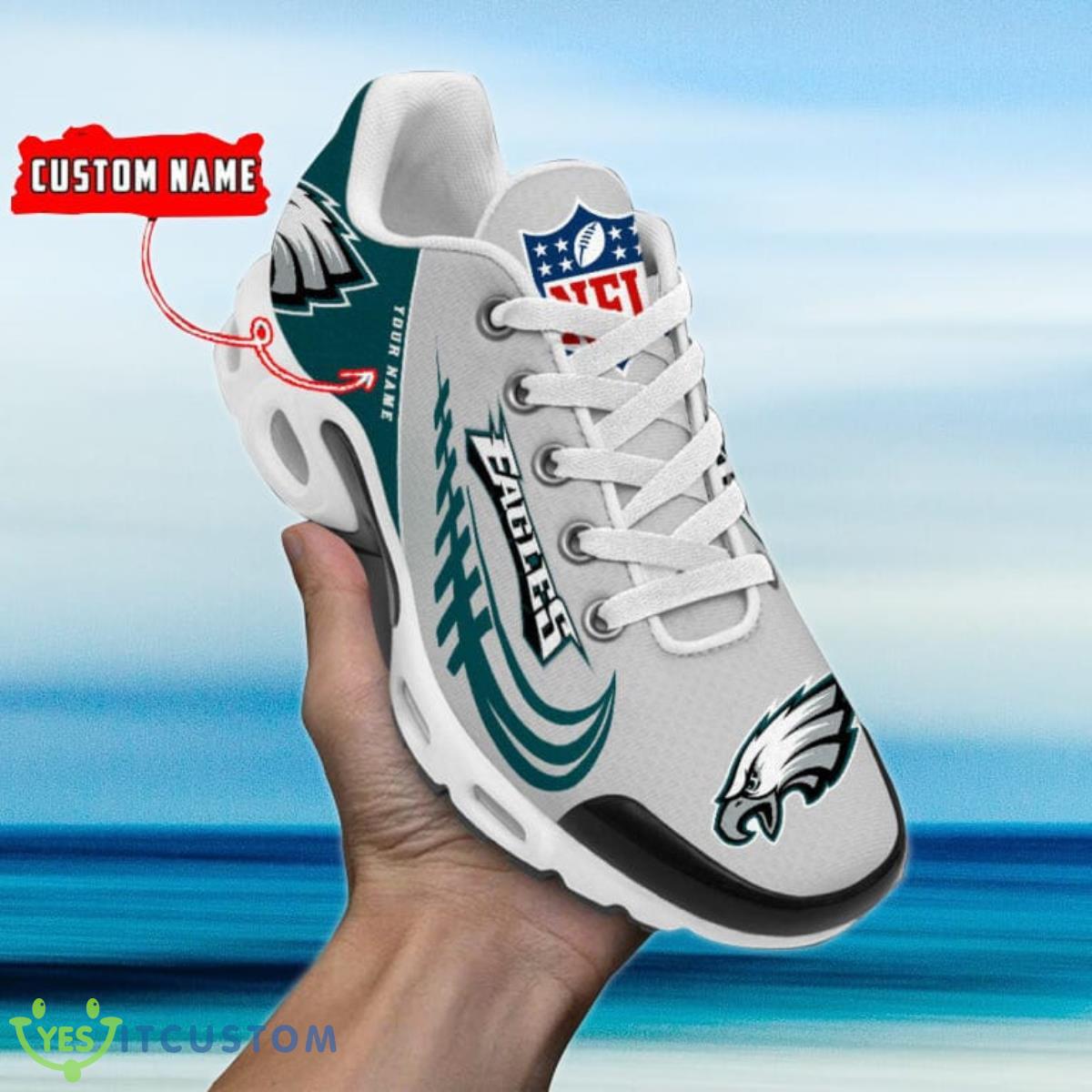 philadelphia eagles custom name air cushion sports shoes