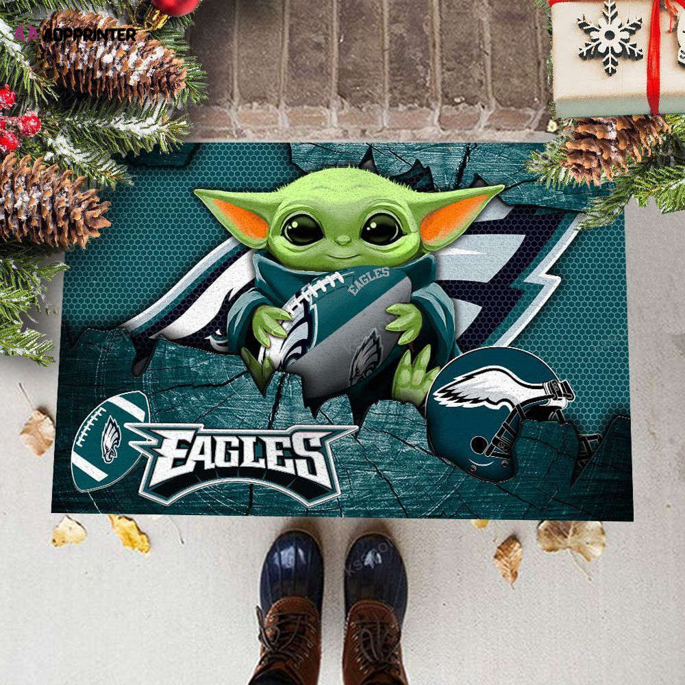 philadelphia eagles doormat best gift for home decor 1 1