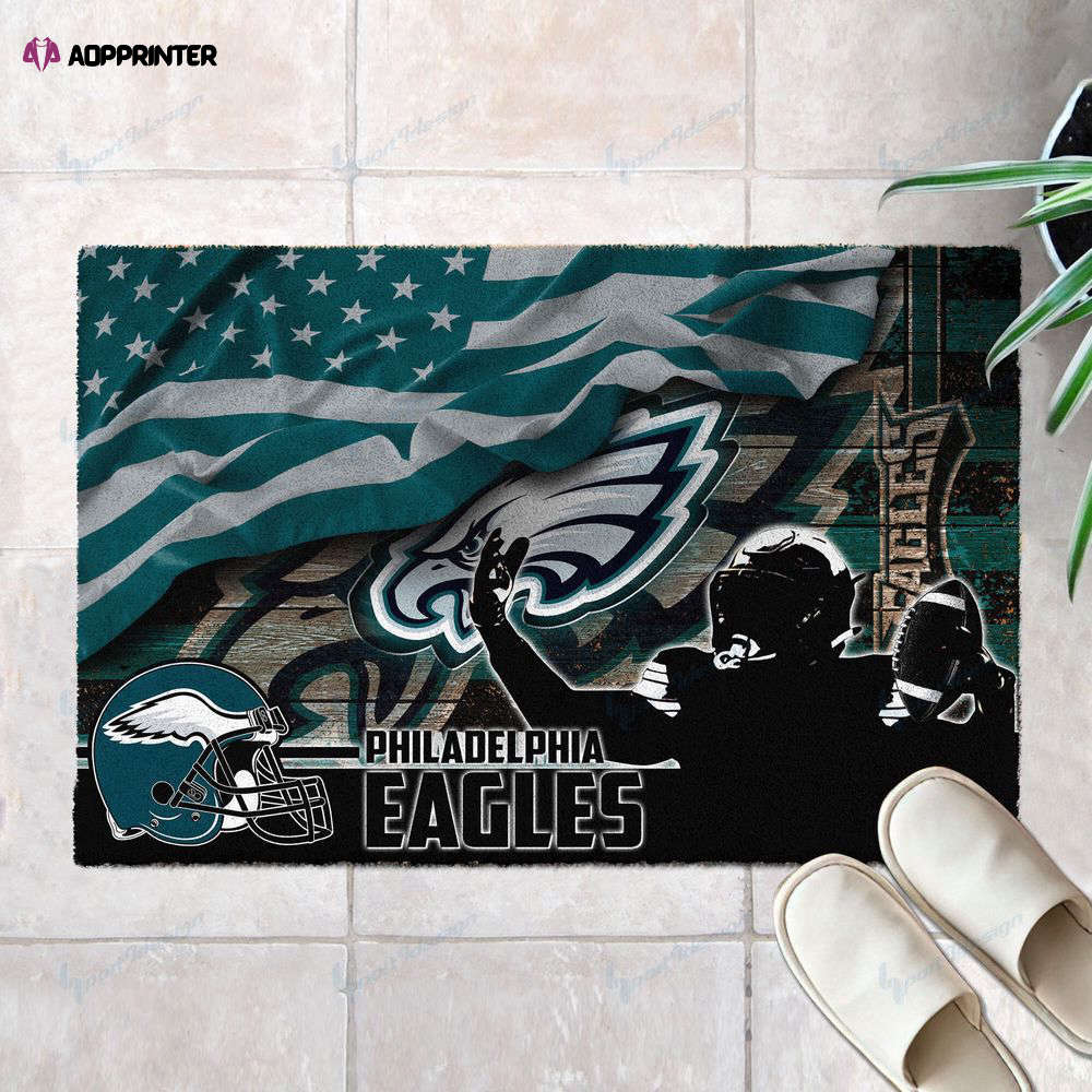 philadelphia eagles doormat best gift for home decoration