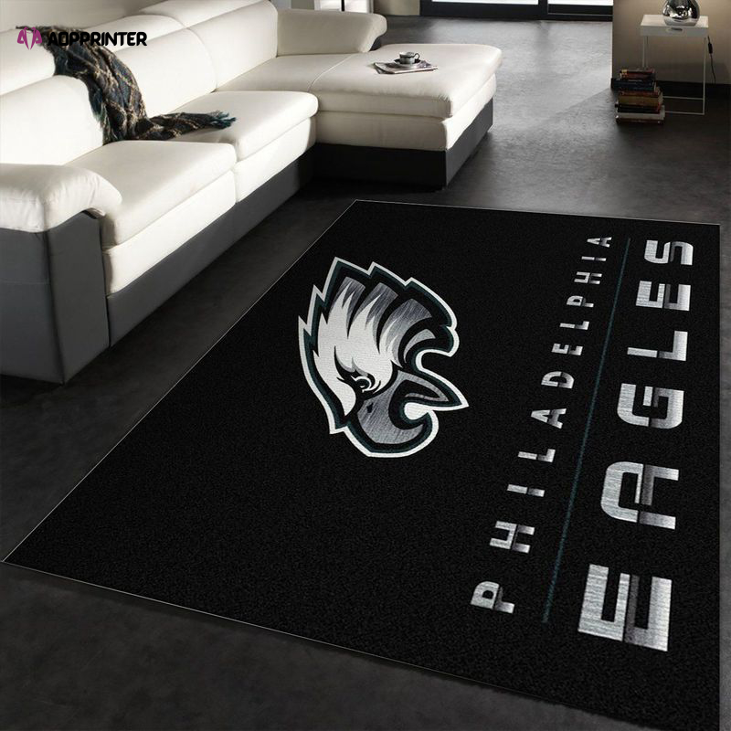 philadelphia eagles imperial rug living room floor decor fan gifts