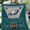 philadelphia eagles logo premium quilt livsn