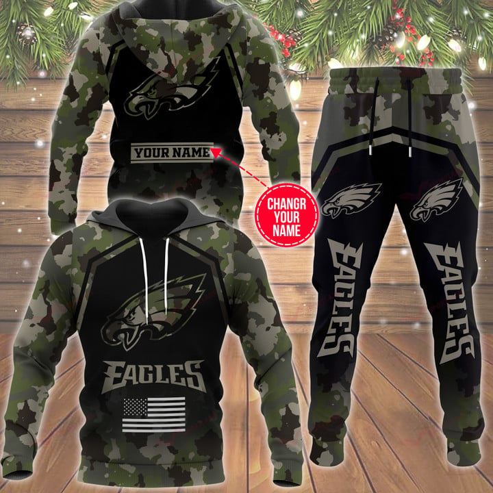 philadelphia eagles personalized hoodie and joggers bb559 nurfn