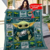 philadelphia eagles personalized premium quilt bg28 ajmnx