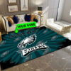 philadelphia eagles personalized premium rectangle rug 66 ffj4n