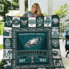 philadelphia eagles quilt blanket for fans home decor gift 2a