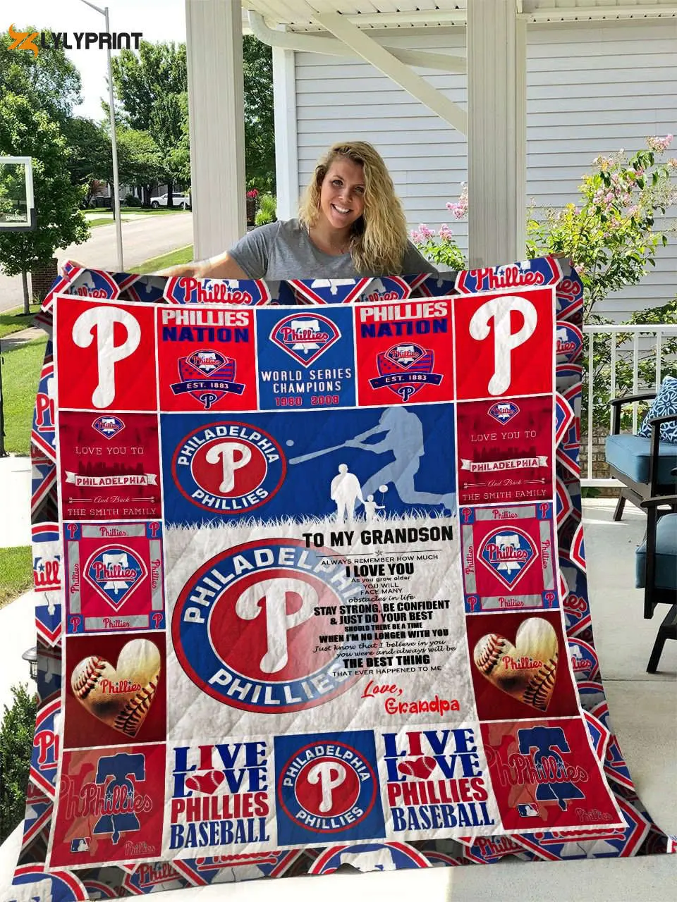 philadelphia phillies quilt blanket 1