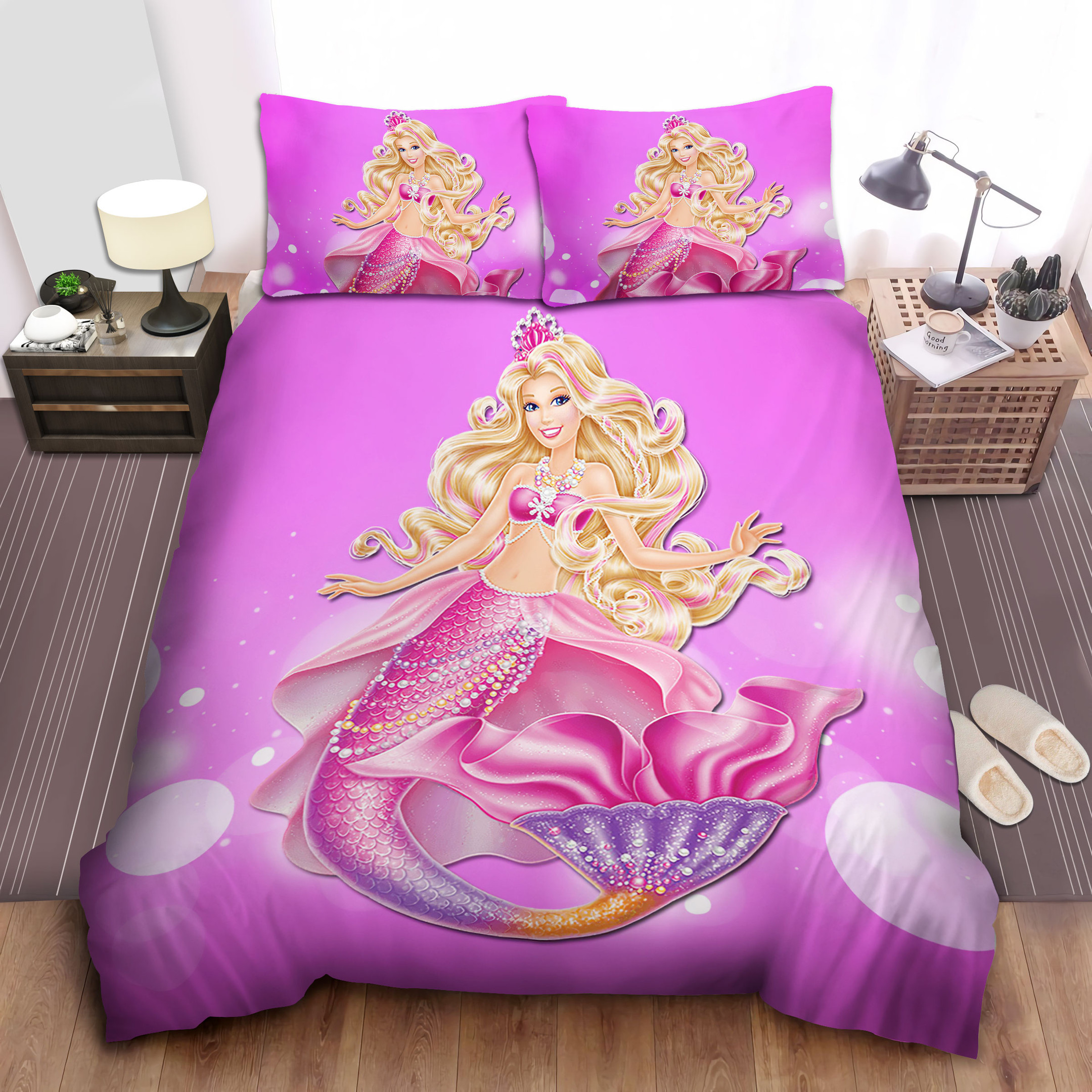 pink mermaid barbie duvet cover bedroom sets comfortable bedding sets q3zbw