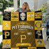 pittsburgh pirates 2 quilt blanket for fans home decor gift