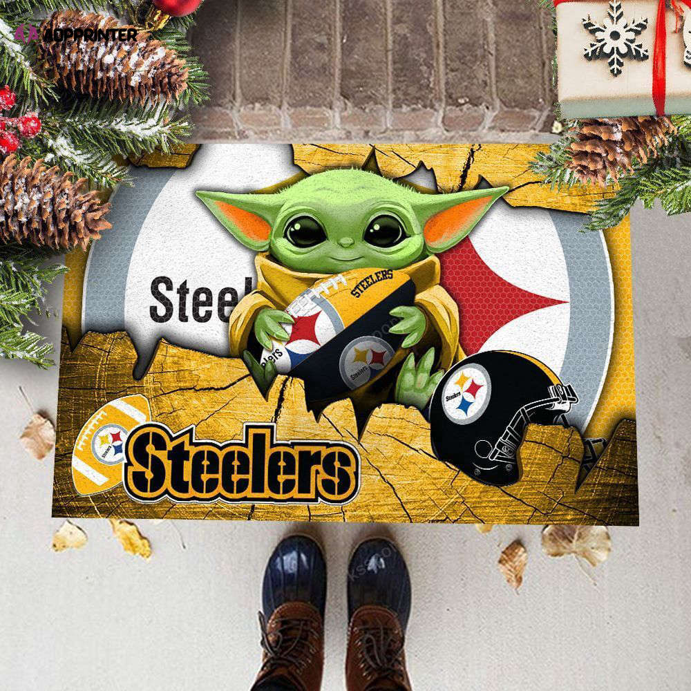 pittsburgh steelers doormat best gift for home decor 1 3