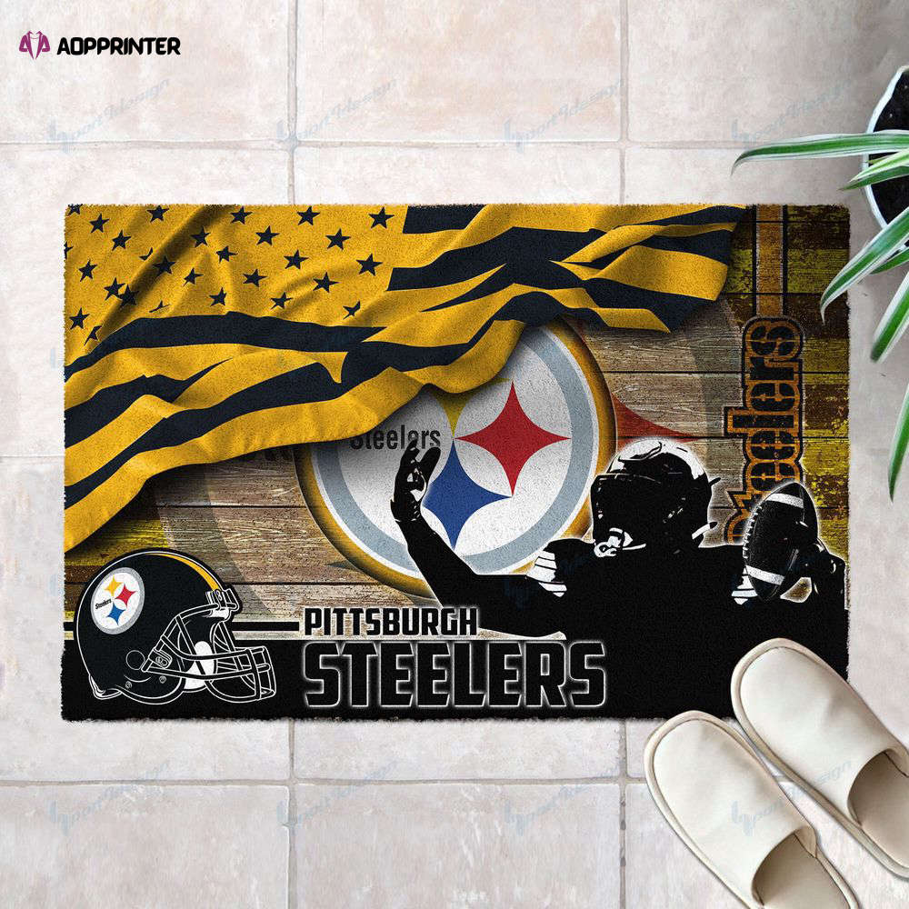 pittsburgh steelers doormat best gift for home decor 1 4