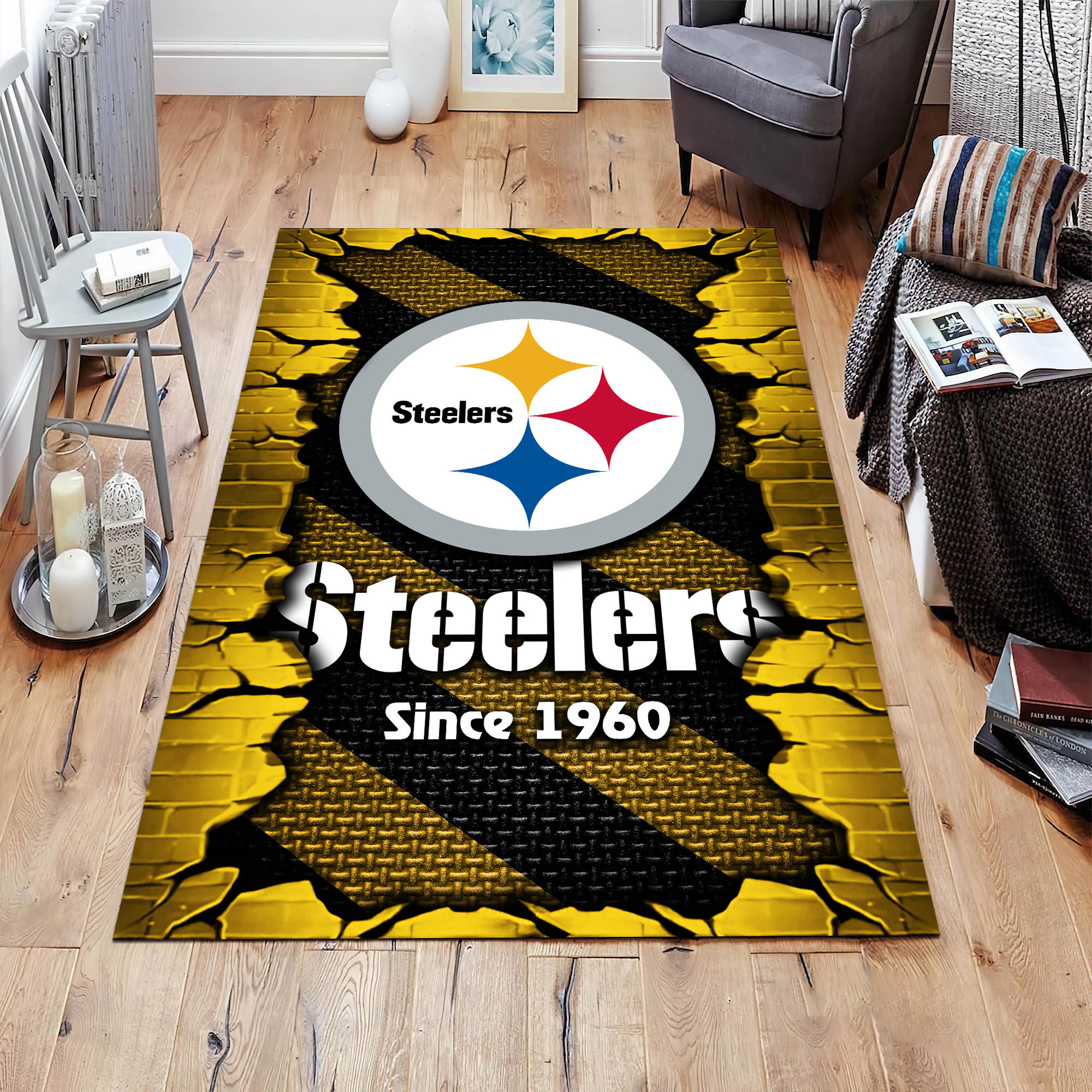 pittsburgh steelers living room rug football team living room rug football fan gifts ehivm 54132 zvdgi