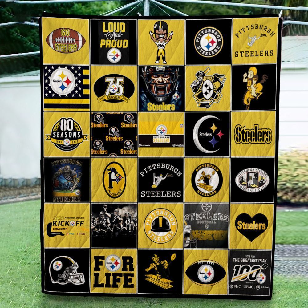 pittsburgh steelers premium quilt ybato