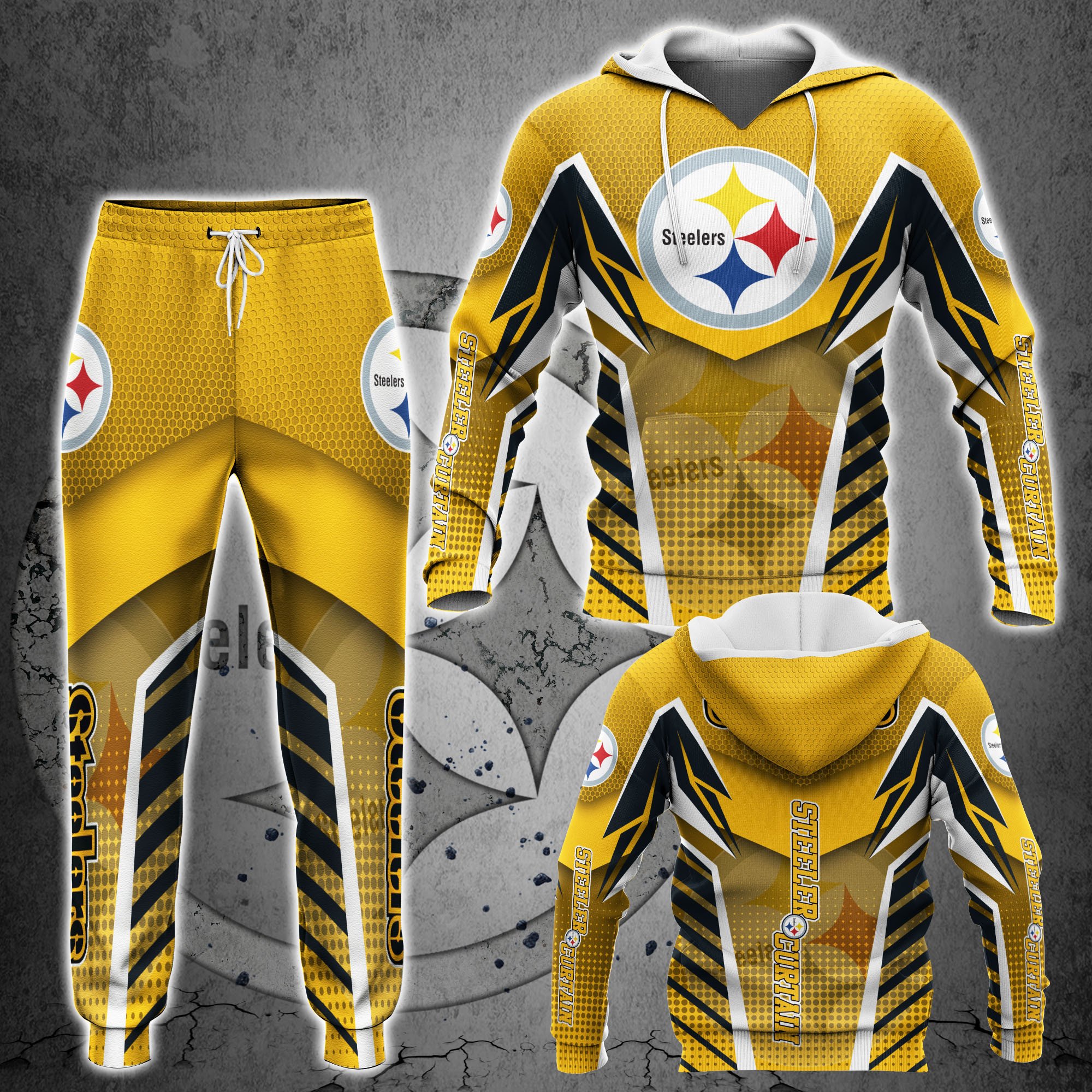 pittsburgh steelers nfl hoodie and joggers new collection for sports fans na25196 78xe0rq30j