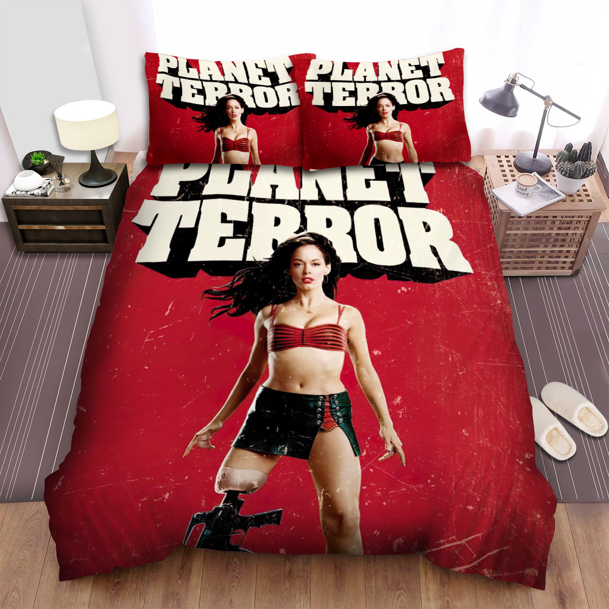 planet terror poster ver3 bed sheets spread comforter duvet cover bedding sets al0hf