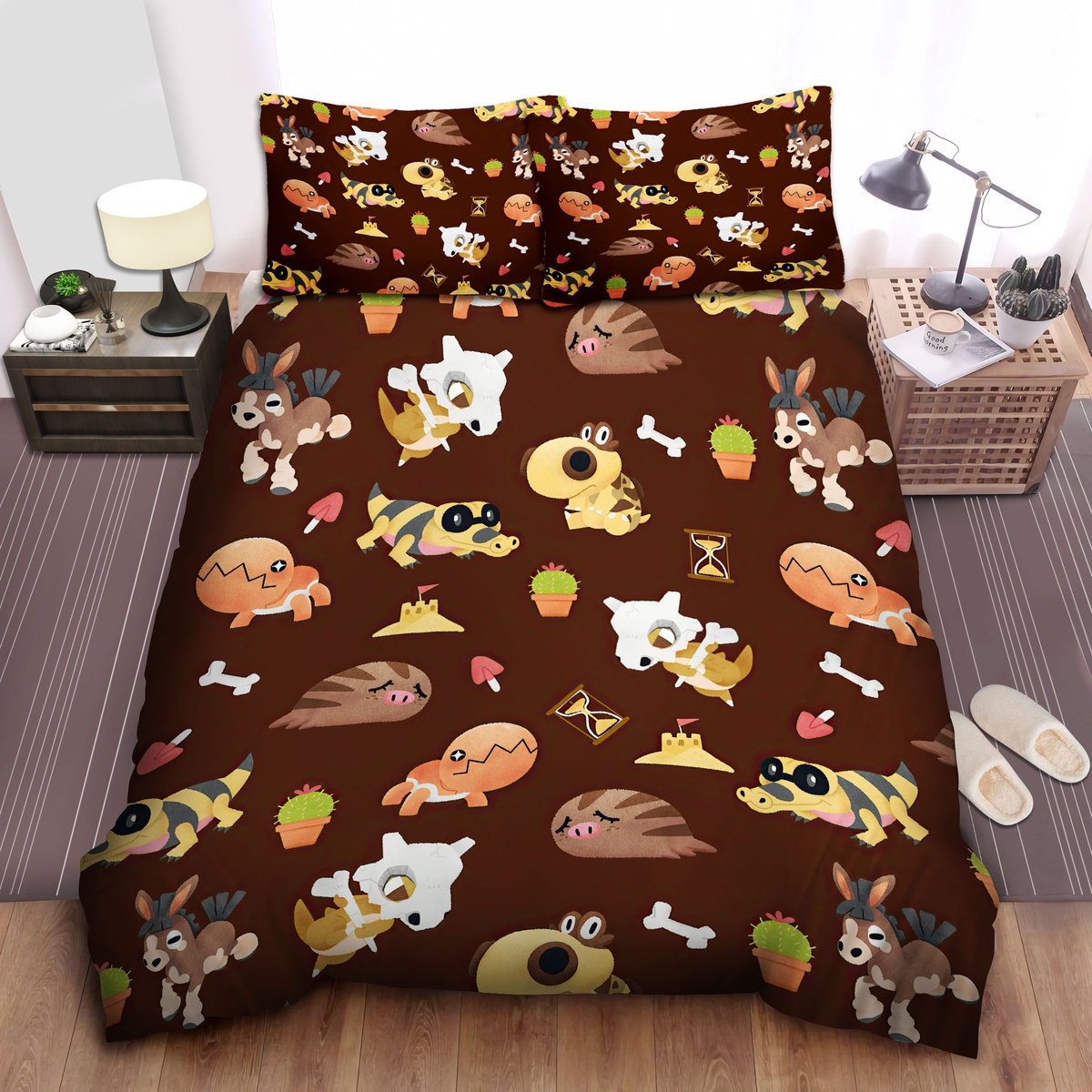 pokemon cubone and others duvet cover bedroom sets comfortable bedding sets 1zkb1