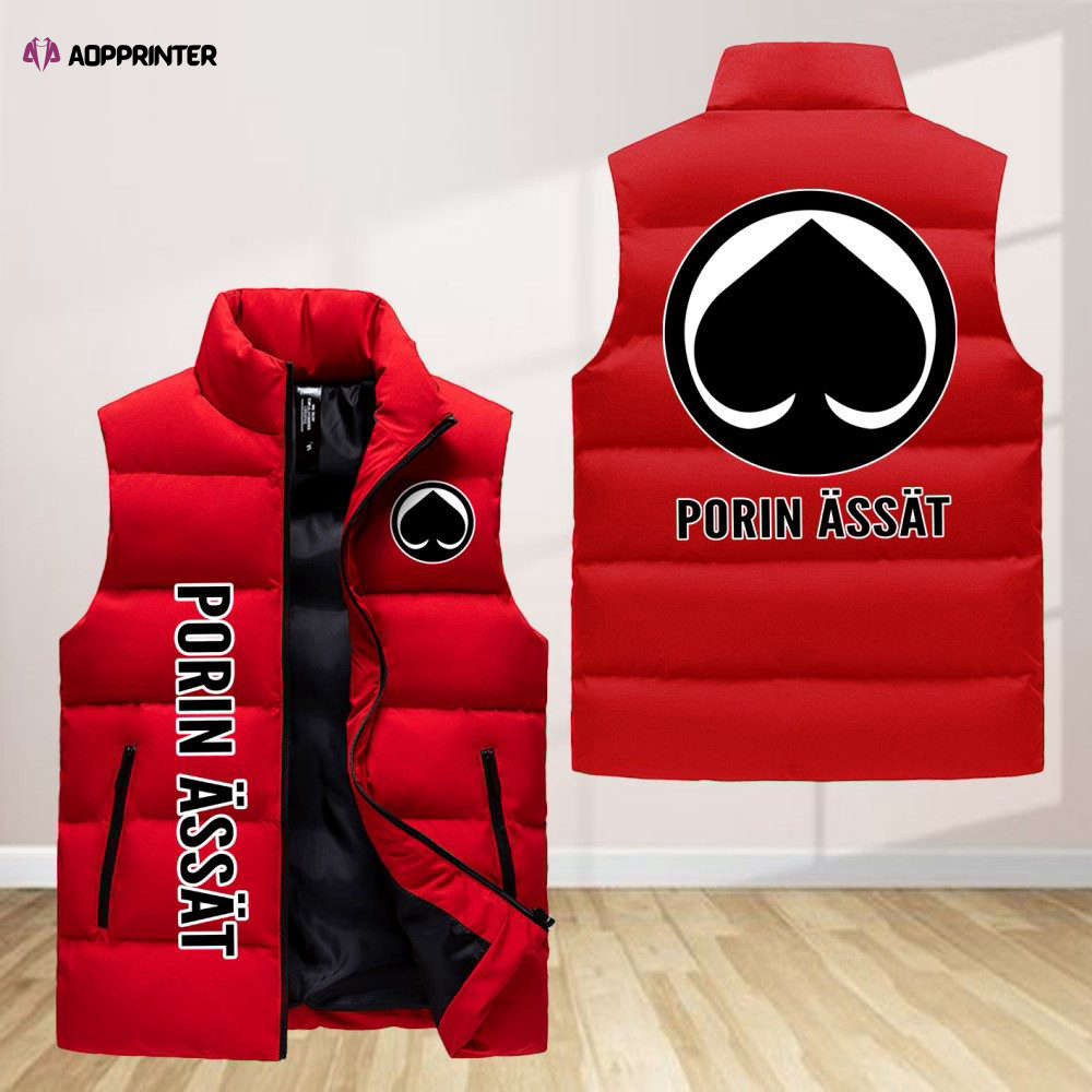 porin assat sleeveless puffer jacket custom for fans spj0349