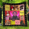 post malone quilt blanket amazing gift for music fan q2vmb