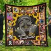 post malone quilt blanket you are sunflower fan gift idea pkbds