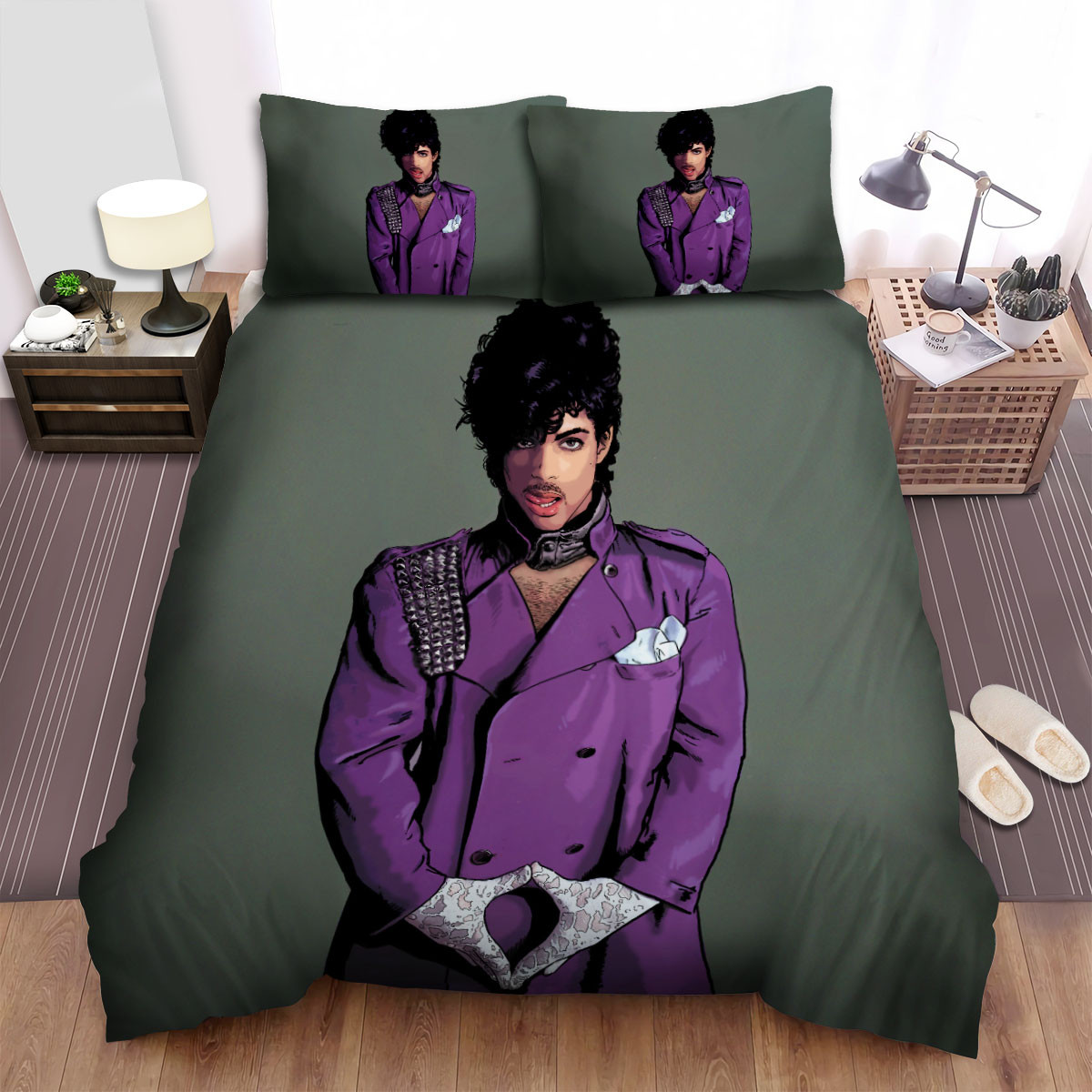 prince painting duvet cover bedroom sets comfortable bedding sets snx5l