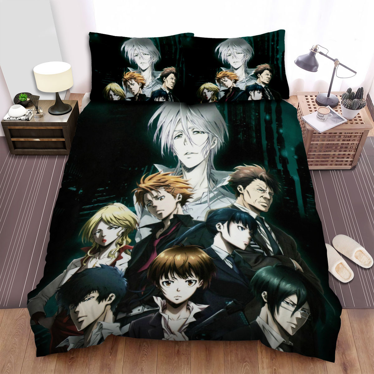 psycho pass anime characters duvet cover bedroom sets comfortable bedding sets hfjys