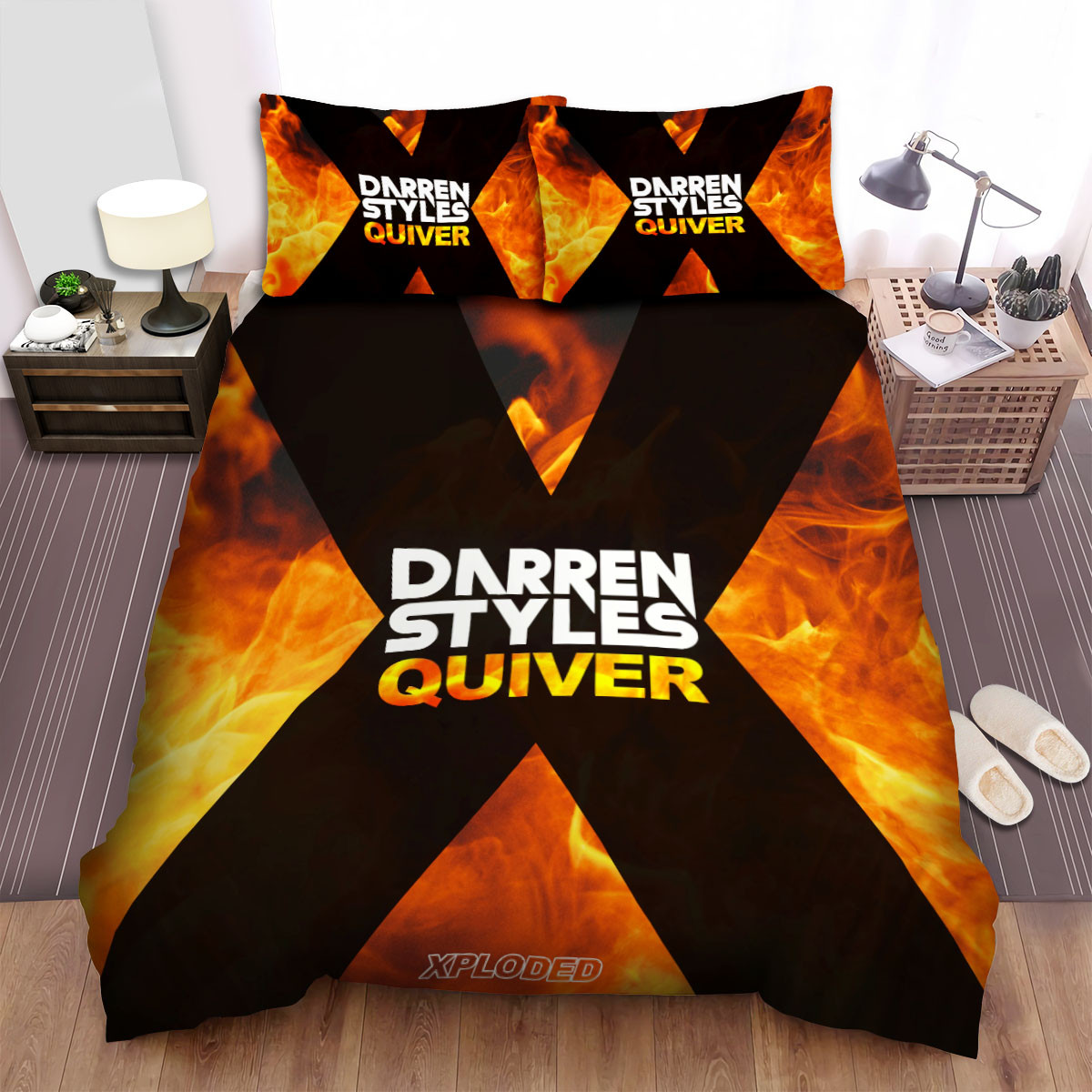 quiver darren styles bed sheets spread comforter duvet cover bedding sets k63rt