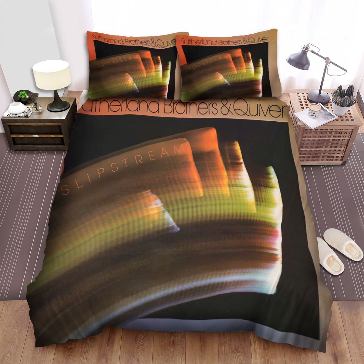 quiver slip stream bed sheets spread comforter duvet cover bedding sets qvcp1