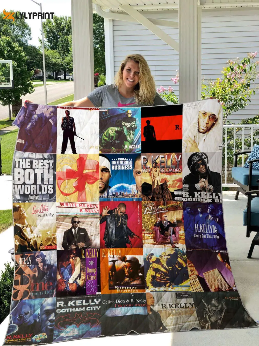 r kelly quilt blanket for fans home decor gift 2