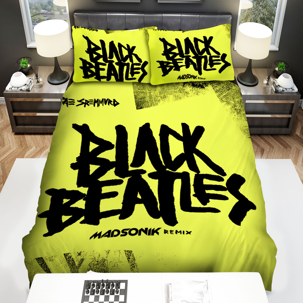 rae sremmurd black beatles bed sheets spread comforter duvet cover bedding sets fjk5y