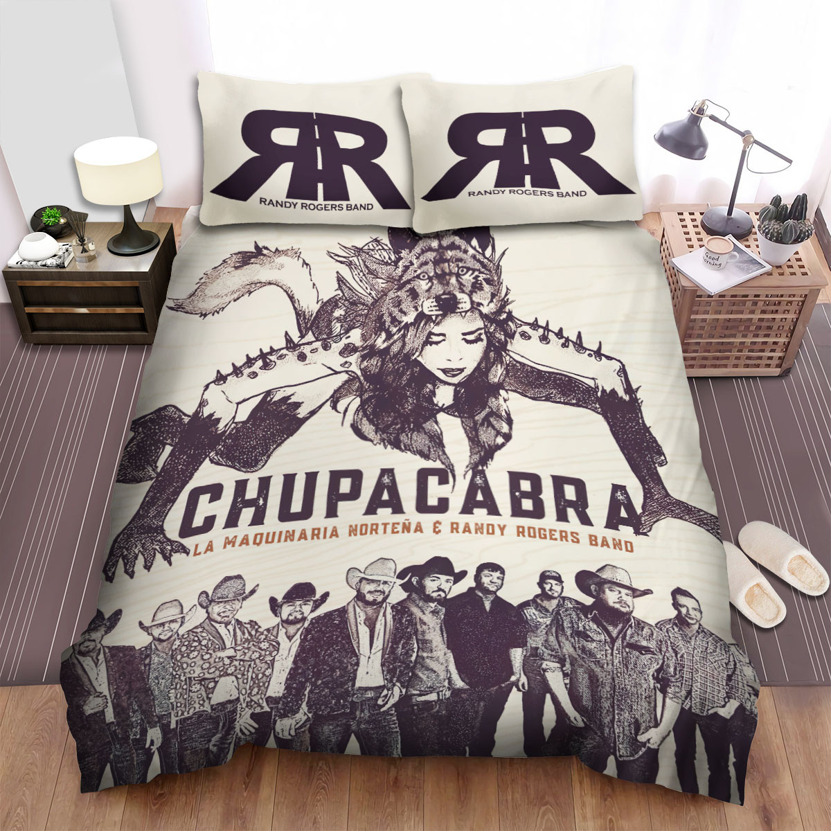 randy rogers chupacabra bed sheets spread comforter duvet cover bedding sets q5egm